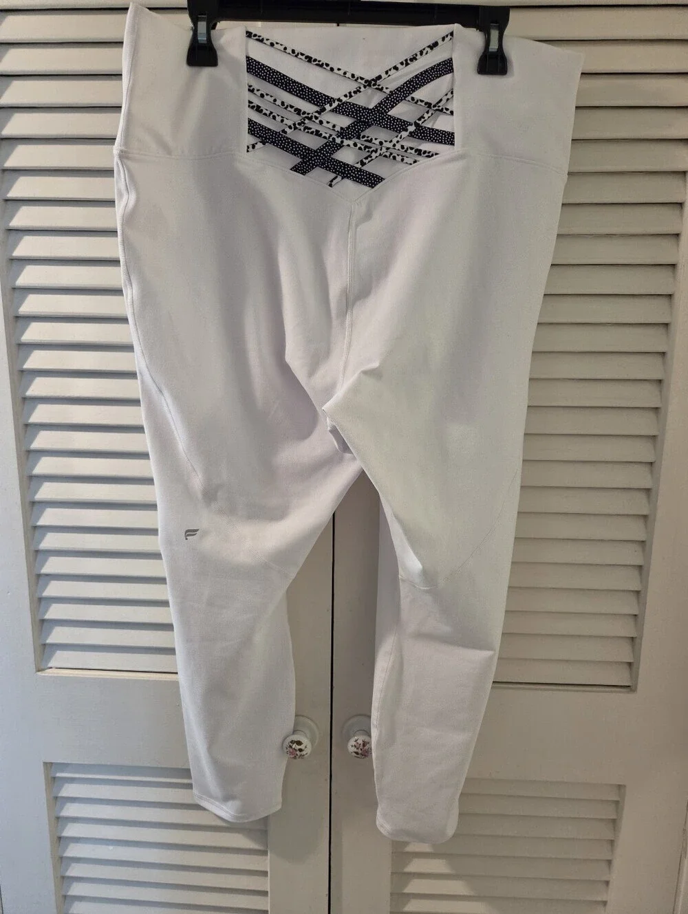 Fabletics White PowerHold High-Waist Leggings Never Worn. Sz 2X